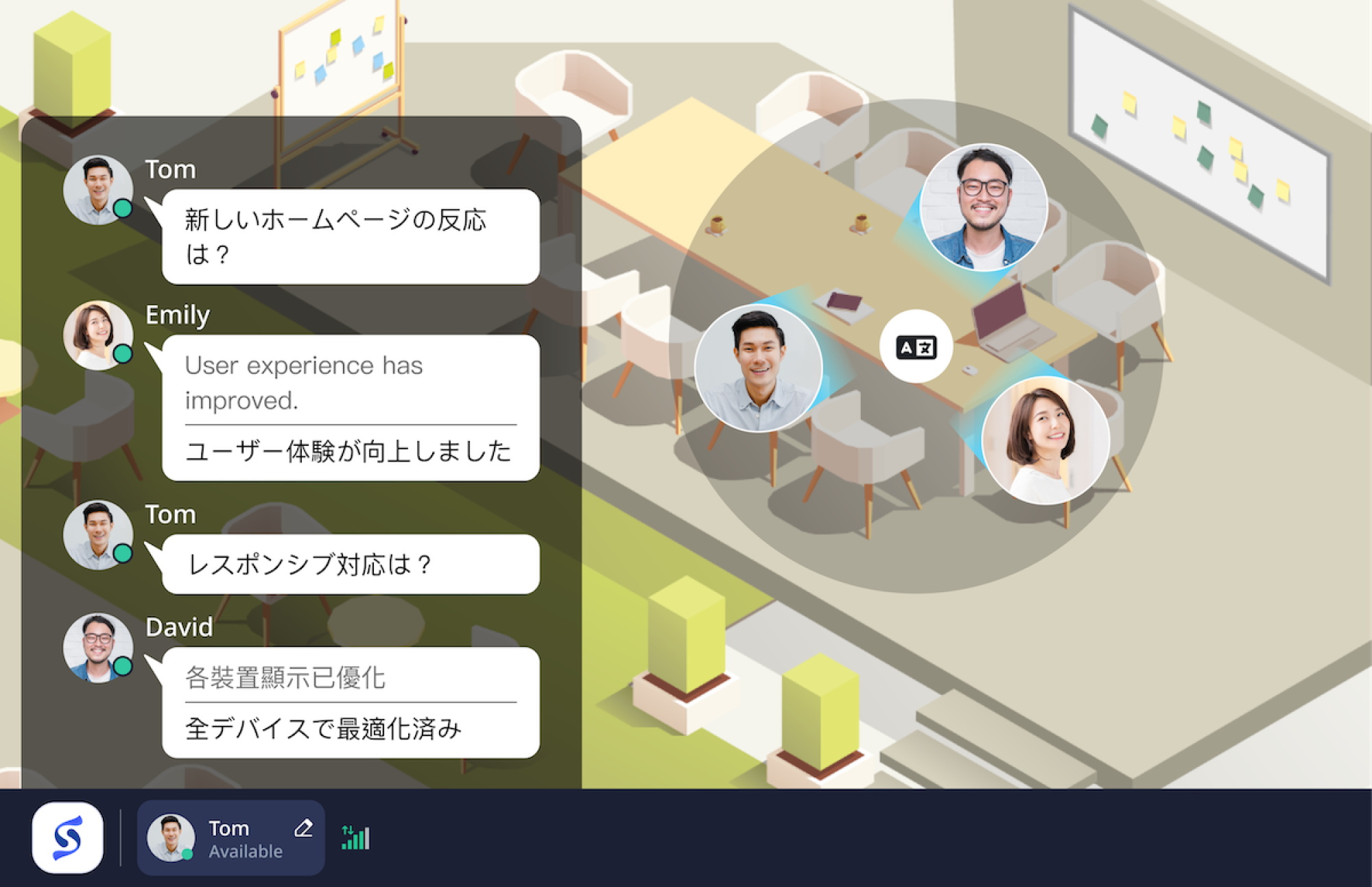 SWise 2D 元宇宙虛擬辦公空間
